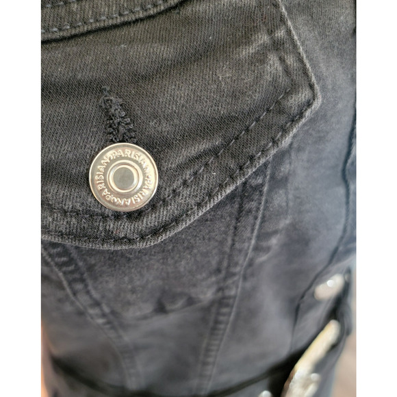 Belted Western Dress Women US 10 UK 14 Charcoal Grey Bodycon ASOS Parisian Tall - Picture 8 of 16